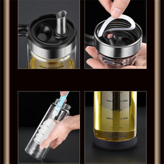 Automatic Glass Oil & Soy Sauce Bottle | Self-Opening Lid 6