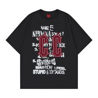 Color Block Washed Short Sleeve T-Shirt 4