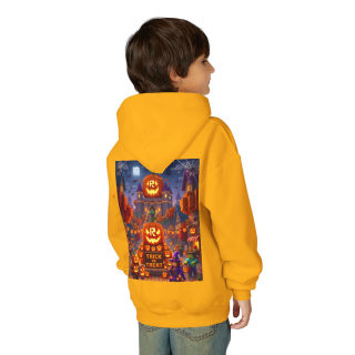 Spooky Pumpkin Patch Trick or Treat Kids Hoodie 69