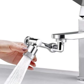 Universal Swivel Faucet Aerator Extender | 1080° Rotating Tap Head