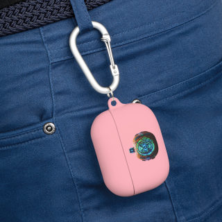 Neon Pumpkin Skull AirPods Case 40