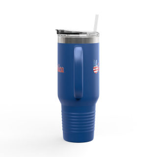 'Merica Peace Hand travel mug, 40oz insulated tumbler 23