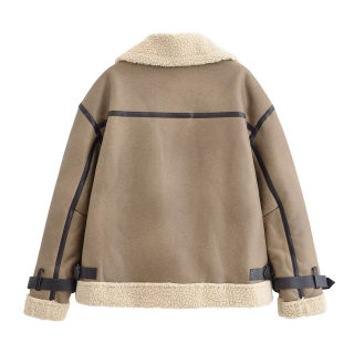 Faux Fur One-Piece Coat 4