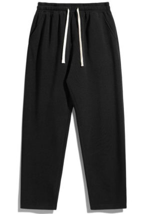 Plush Loose Casual High-Waisted Sports Sweatpants 2