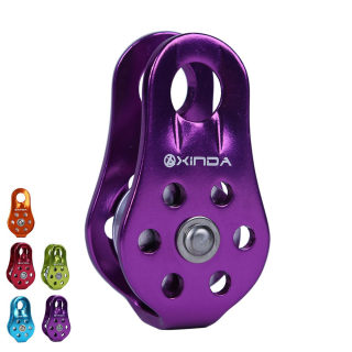 XINDA Rock Climbing Pulley | Fixed Sideplate Outdoor Survival Hauling Gear 2