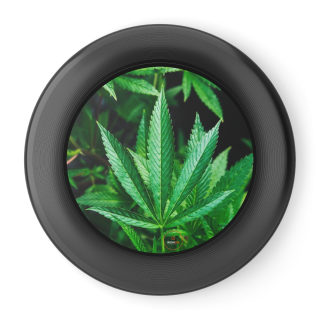 Cannabis leaf Wham-O frisbee 2