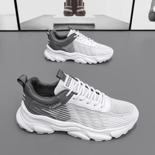 Men's Breathable Mesh Sneakers | Summer Running Leisure Height-Increasing