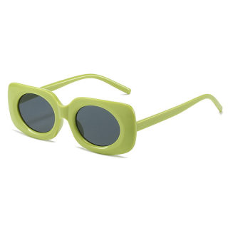 Square-Frame Macaron-Tone Sunglasses 6
