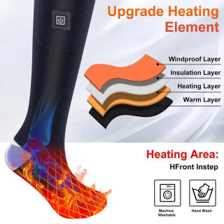 Rechargeable Electric Heated Socks with Battery Pack, Men's 3