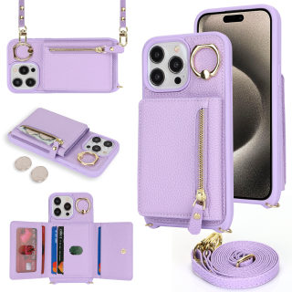 Phone case — multifunctional zip wallet case, fits iPhone 17 and 14 Pro 2
