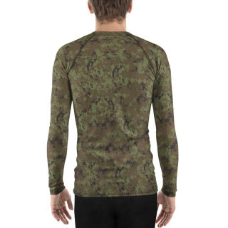 Men's Rash Guard "Green Digital Camo" 6