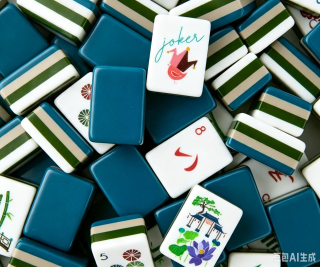 Acrylic Mahjong Set for Travel and Home Play