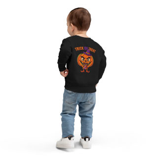 Jack-o'-Lantern Witch Pumpkin Toddler Sweatshirt 38