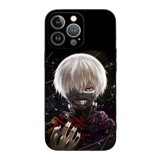 Phone case — Ghost Slayer anime design for Apple 15 Pro Max, TPU 6