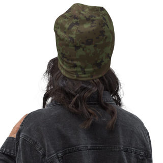 All-Over Print Beanie Green Digital Camo 3