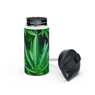 Marijuana Cannabis Leaf Water Bottle | Stainless Steel Bottle 5