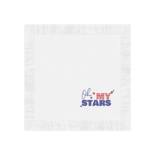 Oh My Stars Napkins | Patriotic Fourth of July Cocktail Napkins 3