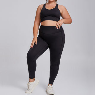 Women's High-End Fitted Two-Piece Yoga Set 5