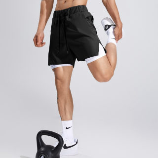 Men's Sport Shorts | Outdoor Running Cycling Breathable Double-Layer