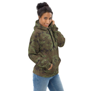 Unisex Hoodie, digital green camo 14