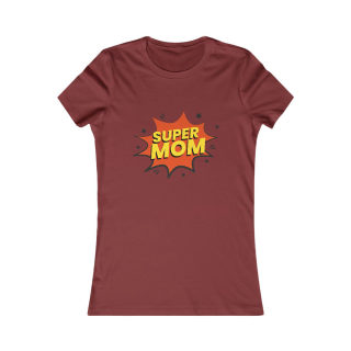 Super Mom Comic Burst T-Shirt | 80s Retro Graphic Tee 22