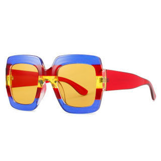 Retro-Style Square Large-Frame Fashion Sunglasses 5