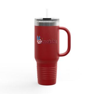 'Merica Peace Hand travel mug, 40oz insulated tumbler 11