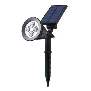 Solar 4-LED Garden Landscape Spike Light 5