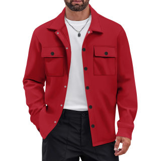 Heavyweight Japanese Workwear-Style Fleece-Lined Vintage Jacket 4