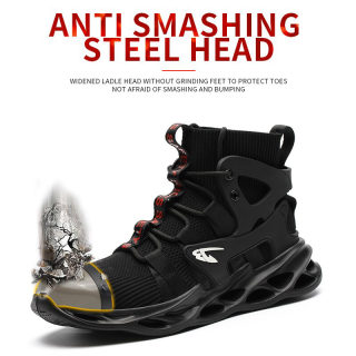 Men's Non-Slip Breathable Safety Work Shoes, up to Size 48 2