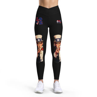 Uncle Sam Pointing Leggings | Patriotic Americana, Vintage Recruiter Art 4