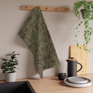 Green Digital Camo Tea Towel | Camouflage Kitchen Towel 6