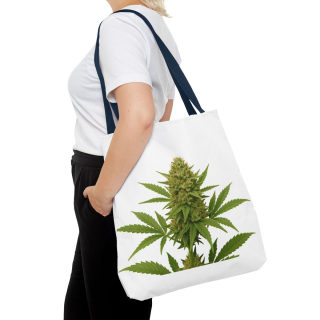 Cannabis Bud Illustration Tote | Botanical Cannabis Plant Tote 60