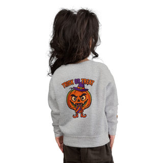 Jack-o'-Lantern Witch Pumpkin Toddler Sweatshirt 51