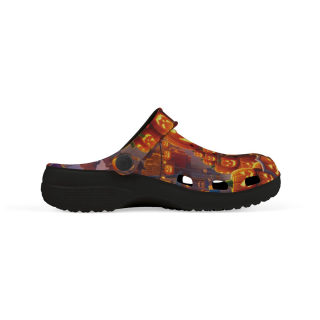 Trick or Treat Pumpkin Pattern Kid's Clogs 6