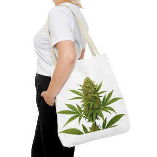 Cannabis Bud Illustration Tote | Botanical Cannabis Plant Tote 57