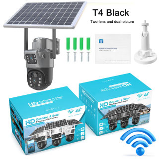 Solar-Powered WiFi Dual-Screen PTZ Camera with 10x Zoom 2