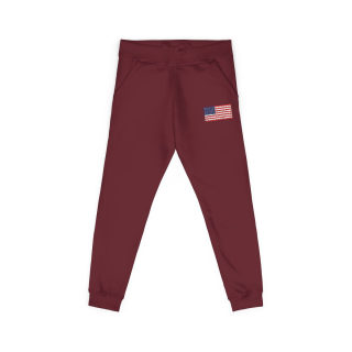 American flag embroidered sweatpants 23