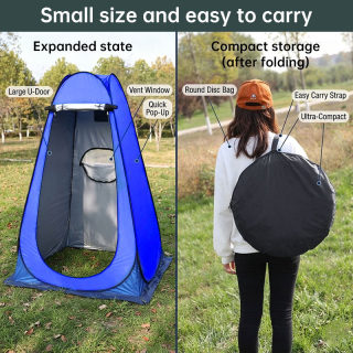 Portable Outdoor Camping Tent | Single Person Changing Room & Shower Tent 4