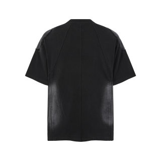 Gradient Rivet Deconstructed Short Sleeve T-Shirt 4