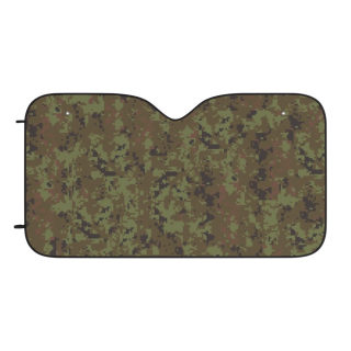 Digital Camo Pattern Car Sun Shade | Front Windshield Sunshade