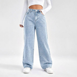 Women's Denim Wide-Leg Pants | Casual Fashion 5