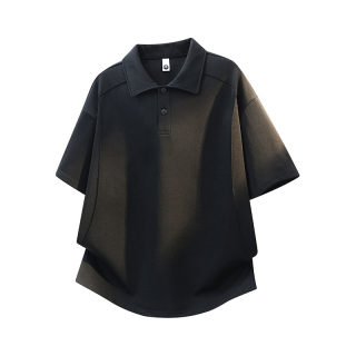 Stylish Streetwear Polo Shirt for Men | Short Sleeve Solid Color Knit 6
