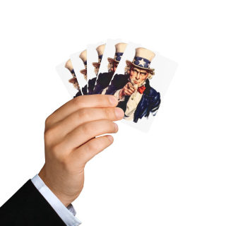 Uncle Sam Playing Cards | Poker Deck with Ace of Spades Design
