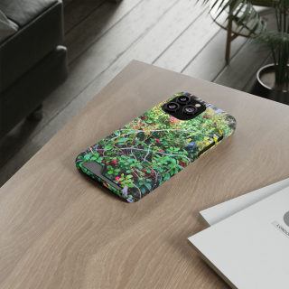 Wild berry bush phone case 123