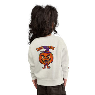 Jack-o'-Lantern Witch Pumpkin Toddler Sweatshirt 50