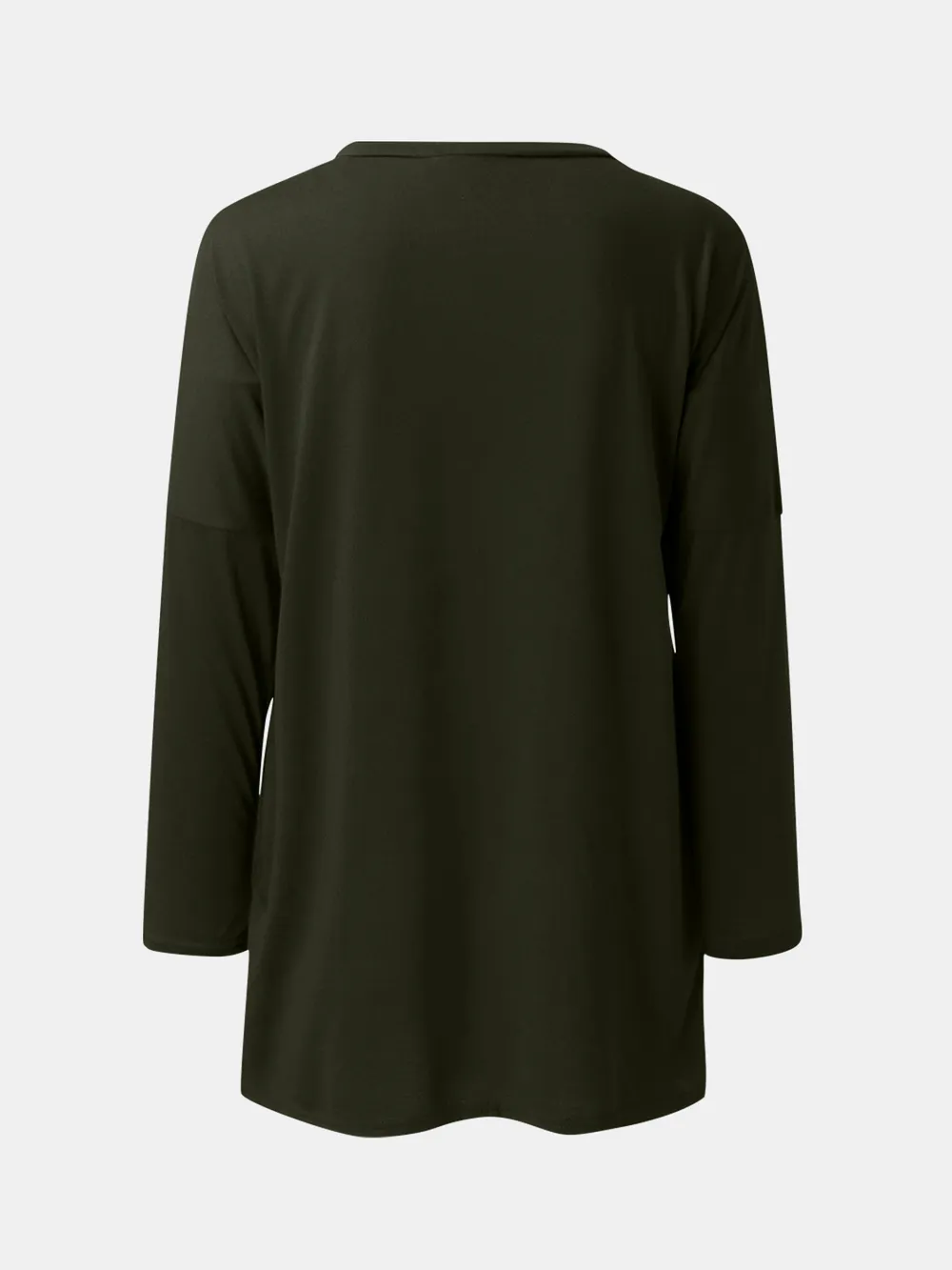 Full Size Round Neck Long Sleeve T-Shirt 3