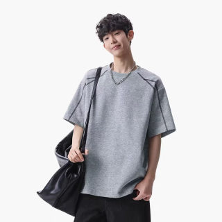 Men's Street Style Loose Casual Half-Sleeve T-Shirt 6