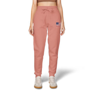 American flag embroidered sweatpants 34