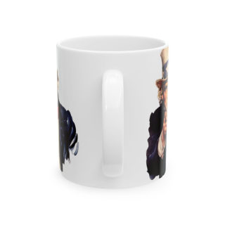 Steampunk Fox Portrait Mug | Ceramic Coffee Cup 5